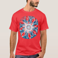 Bandeira Americana Sunflower Vintage 4 de julho In