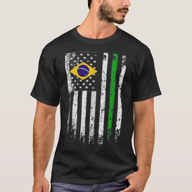 Camiseta Bandeira Americana T Pride Brasil Tee G (Frente)