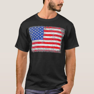 Camiseta Bandeira Americana T USA Patriótica Para Homens Am