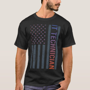 Camiseta Bandeira Americana - Ti Technician
