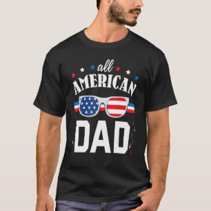 Camiseta Bandeira Americana Todo Pai Feliz Dia do Pai Avô