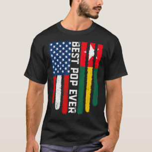 Camiseta Bandeira Americana Togo Melhor Família Pop Nunca