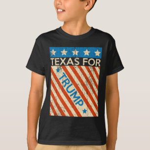 Camiseta Bandeira Americana Trump 2024 Reeleição Texas Trum