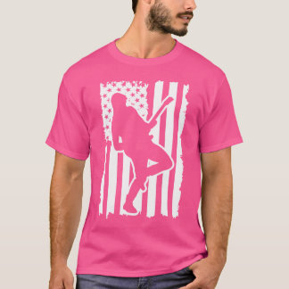 Camiseta Bandeira Americana Usa Guitares Patrióticos Acústi