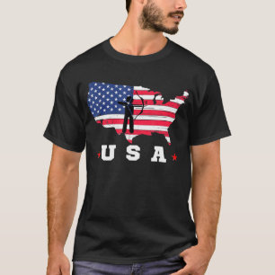 Camiseta Bandeira Americana Usa Patriota Esporte Americana