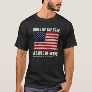 Camiseta Bandeira Americana Veterano Para Homens Mulheres C