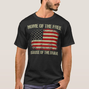 Camiseta Bandeira Americana Veterano Para Homens Mulheres C