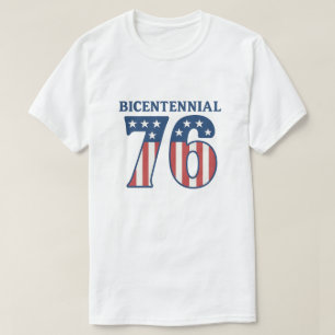 Camiseta Bandeira Americana Vintage Bicentenário 1776 Patri