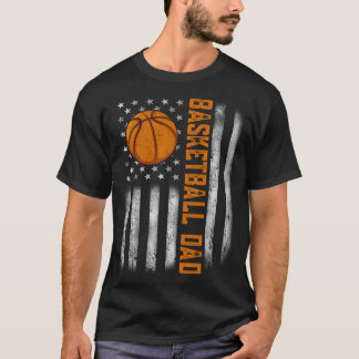 Camiseta Bandeira Americana Vintage Pai De Bandeira De Basq