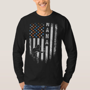 Camiseta Bandeira Americana Vintage Usa Orgulhosa Ping Pong