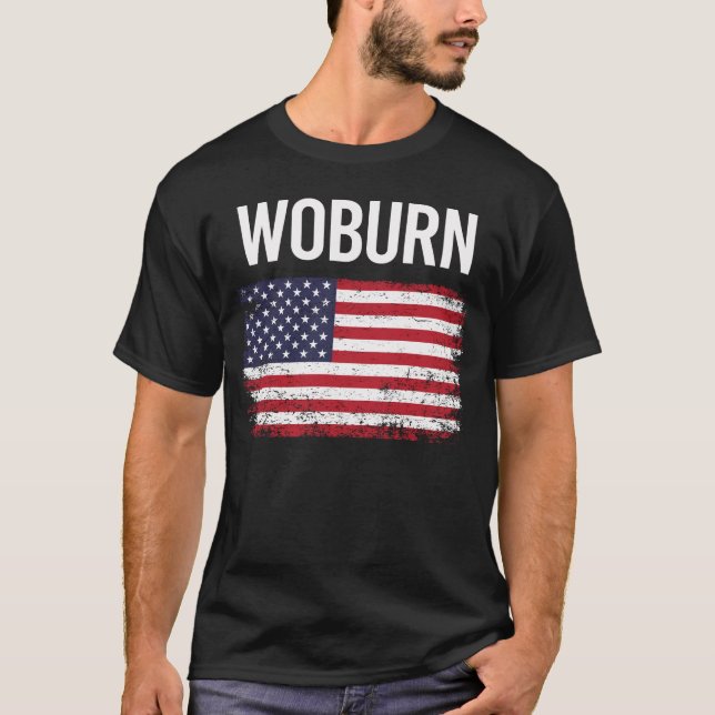 Camiseta Bandeira Americana Woburn (Frente)