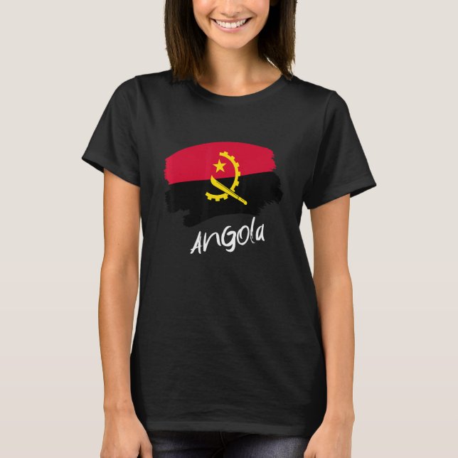 Camiseta Bandeira angolana Angola (Frente)