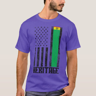 Camiseta Bandeira angustiada do Patrimônio Hispânico do Org