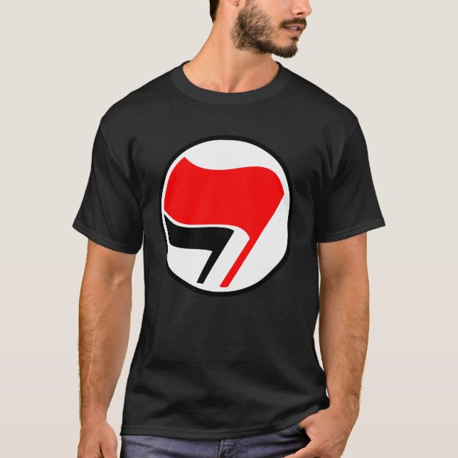 CAMISETA BANDEIRA ANTI-FASCISTA (Frente)