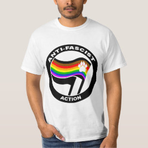 Camiseta bandeira anti-furo LGBT