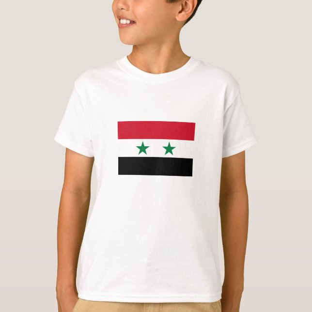 Camiseta Bandeira antiga da Síria (Frente)