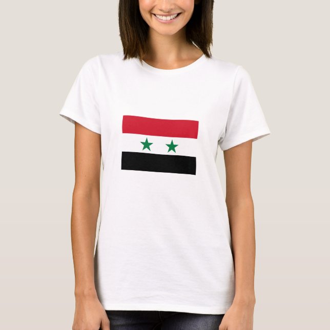 Camiseta Bandeira antiga da Síria (Frente)