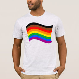Camiseta Bandeira Arco-íris da Filadélfia