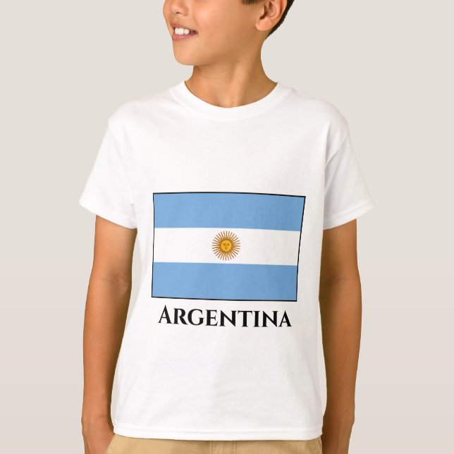 Camiseta Bandeira Argentina (argentina) (Frente)