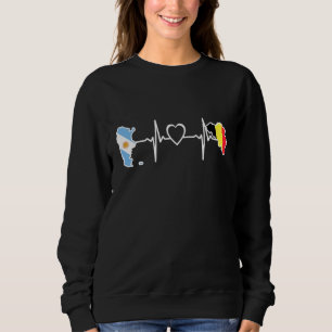 Camiseta Bandeira Argentina Bélgica Argentino Belga Batimen