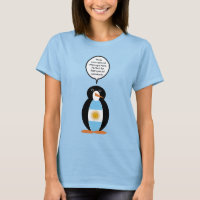 Bandeira Argentina Pinguim Falante Sra. 