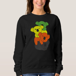 Camiseta Bandeira Aromântica Orgulho Lgbtq Koalas Cute Arom