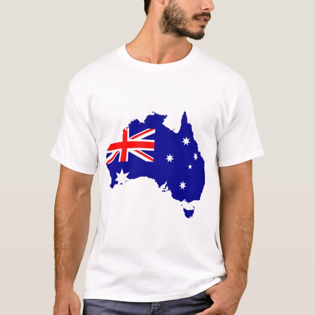 Camiseta bandeira austrália (Frente)