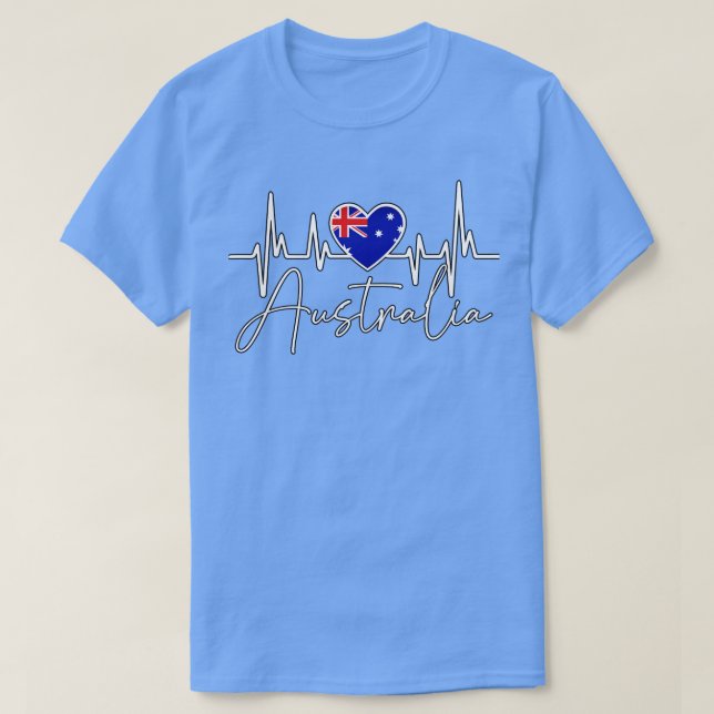 Camiseta bandeira austrália 4 (Frente do Design)