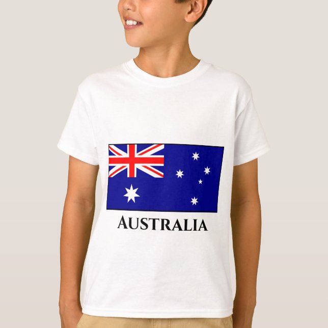 Camiseta Bandeira Austrália (australiana) (Frente)