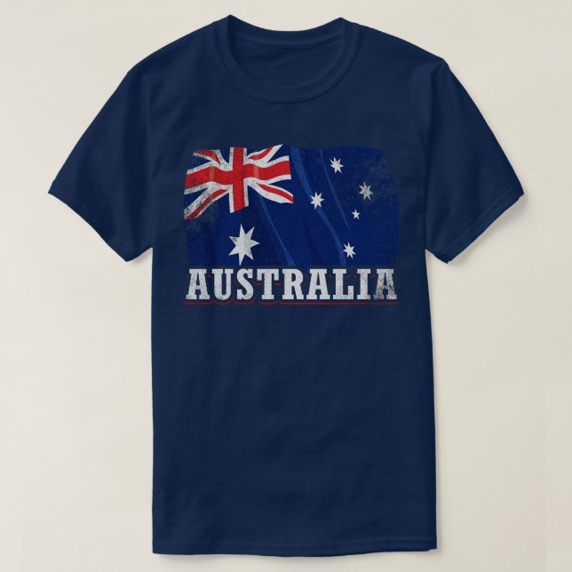 Camiseta Bandeira australiana (Frente do Design)