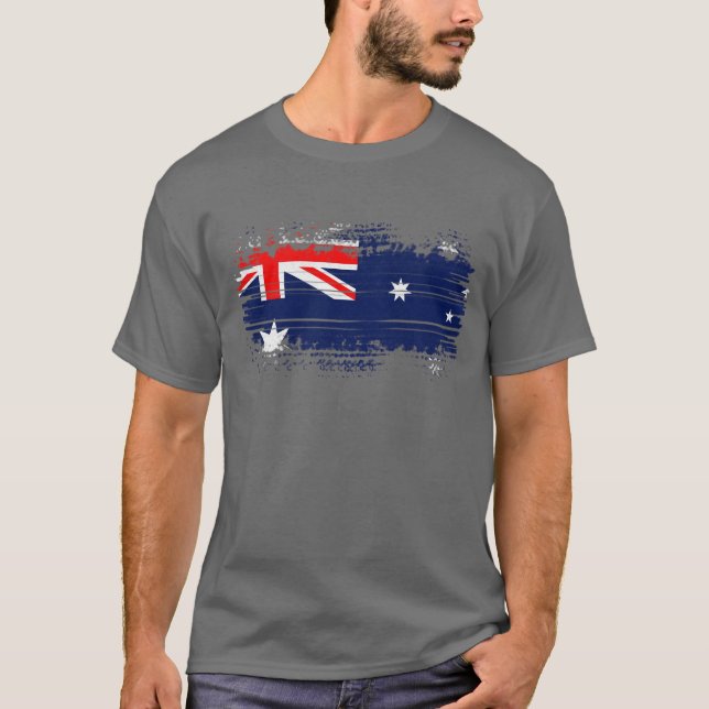 Camiseta bandeira australiana (Frente)
