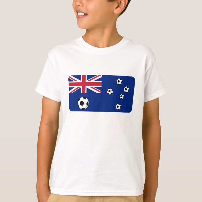 Camiseta Bandeira Australiana de Futebol (Frente)