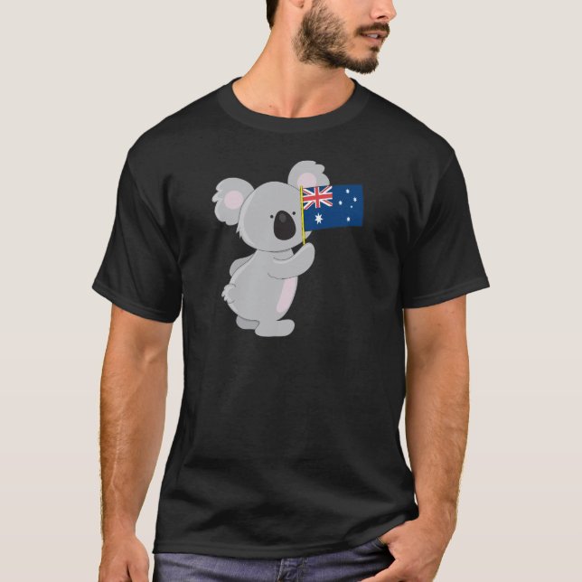 Camiseta Bandeira Australiana Koala (Frente)
