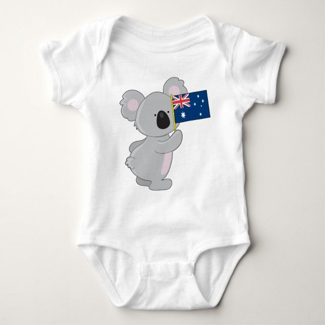Camiseta Bandeira Australiana Koala (Frente)