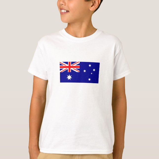 Camiseta Bandeira Australiana Patriótica (Frente)