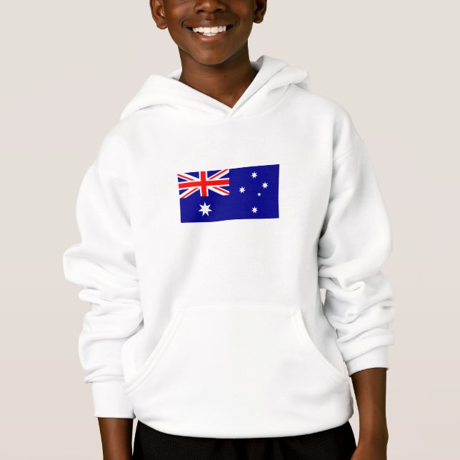 Camiseta Bandeira Australiana Patriótica Hoodie (Frente)
