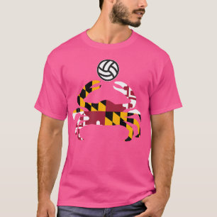Camiseta Bandeira Azul-Caranguejo do Estado de Maryland com