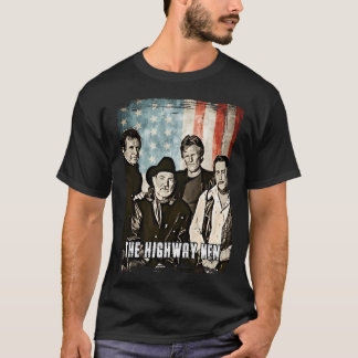 Camiseta Bandeira Banda de Highwaymen 35 Anos Presente