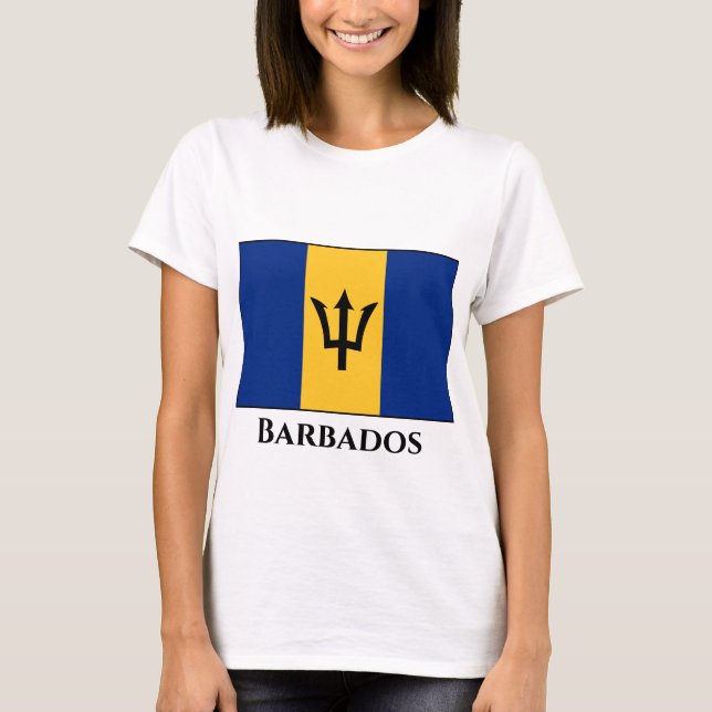 Camiseta Bandeira Barbados (Frente)
