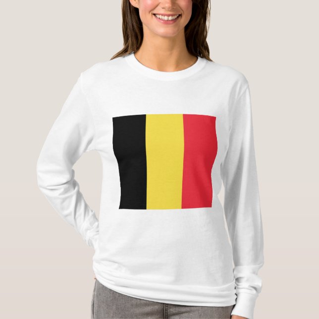 Camiseta Bandeira belga (Frente)