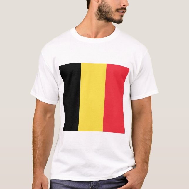 Camiseta Bandeira belga (Frente)