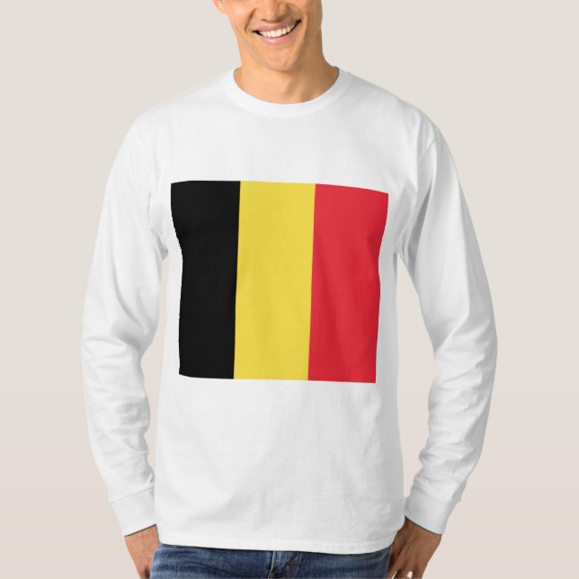 Camiseta Bandeira belga (Frente)