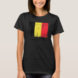 Camiseta Bandeira Belga Bandeira Orgulho Belga