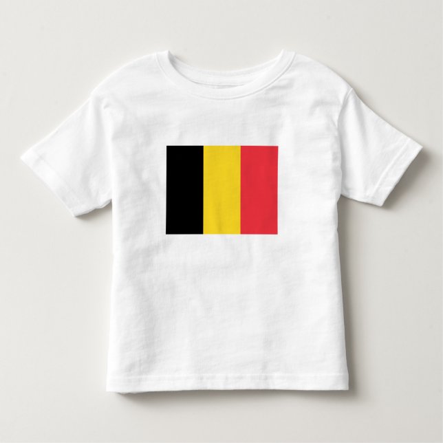 Camiseta Bandeira Belga Patriótica (Frente)