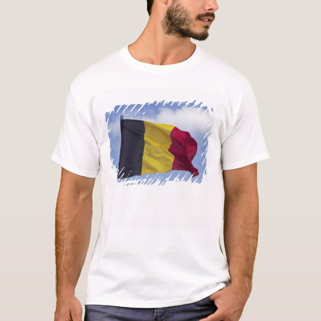 Camiseta bandeira belga RF) (Frente)