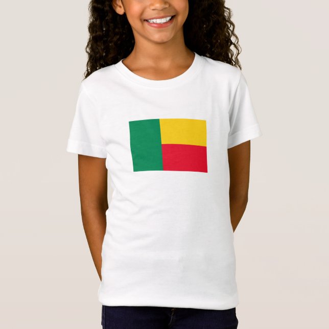 Camiseta Bandeira Benim Patriótica (Frente)