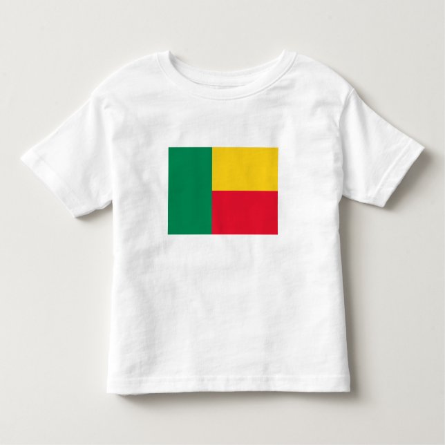 Camiseta Bandeira Benim Patriótica (Frente)