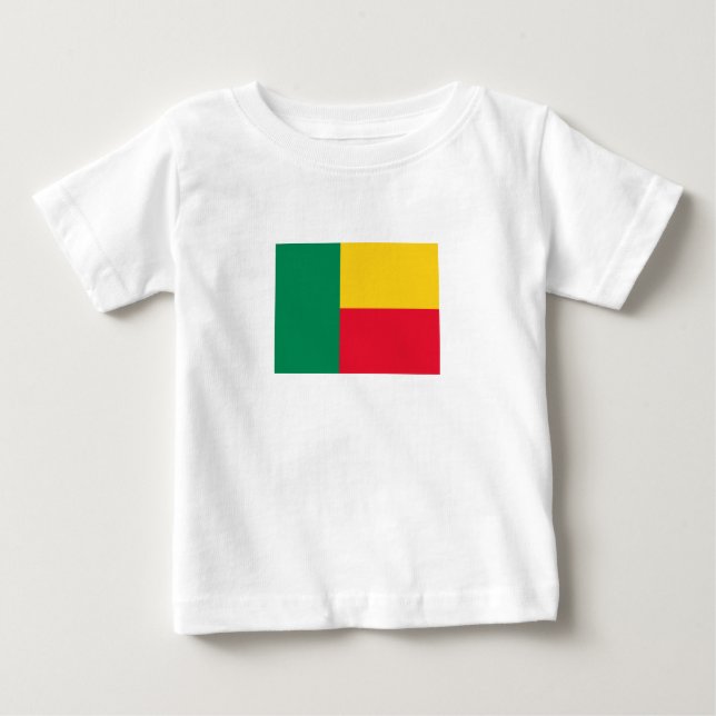 Camiseta Bandeira Benim Patriótica (Frente)