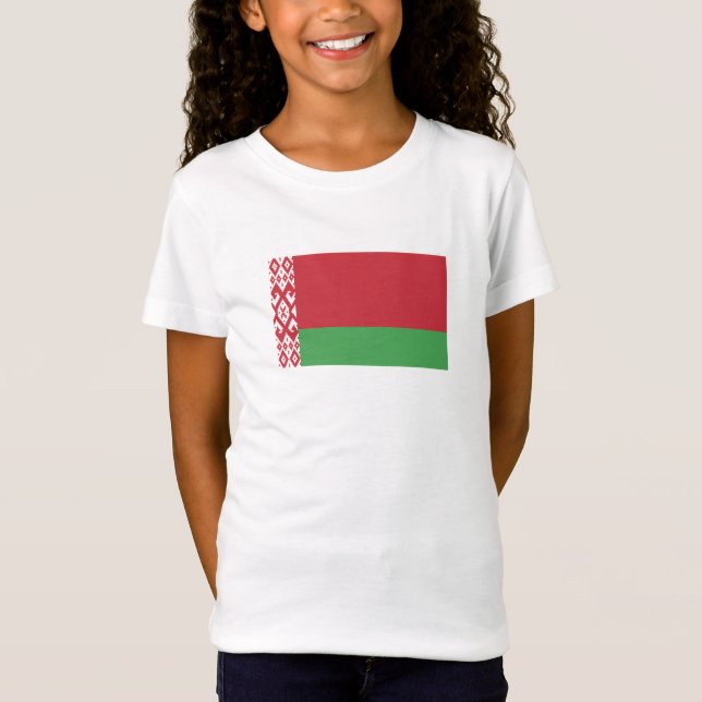 Camiseta Bandeira Bielorrussa Patriótica (Frente)