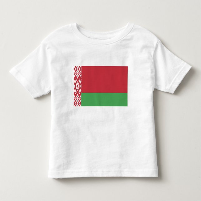 Camiseta Bandeira Bielorrussa Patriótica (Frente)